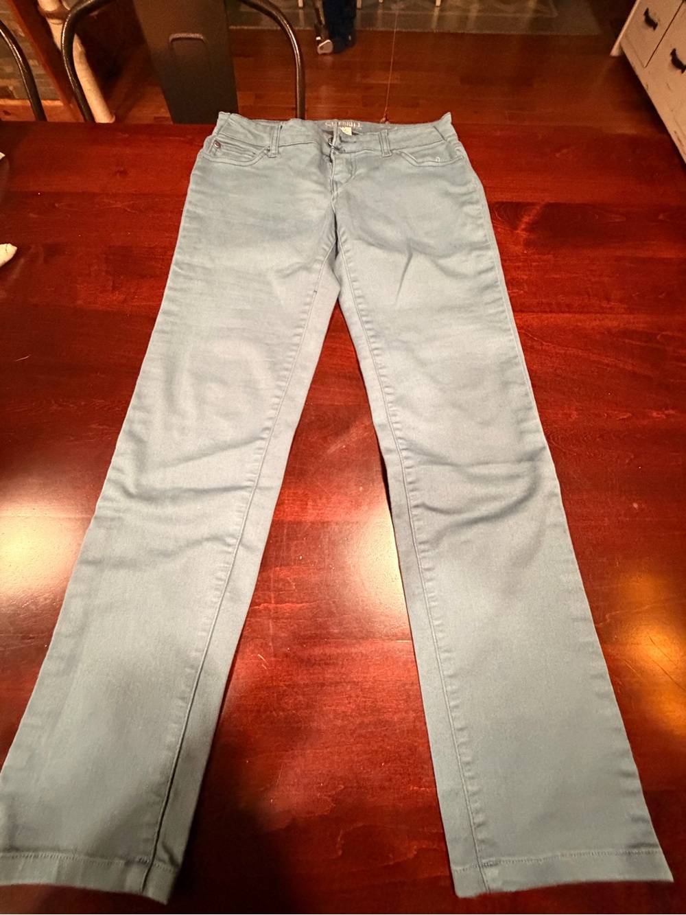 Celebrity Pink Light Blue Skinny Jeans